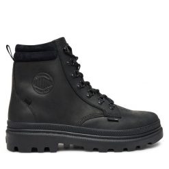 Trapery Palladium. Czarne buty zimowe męskie Palladium, bez zapięcia. Za 719.99 zł.