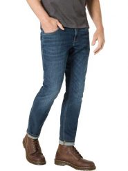Timezone Dżinsy "Scott" - Slim fit - w kolorze granatowym rozmiar: W30/L32. Niebieskie jeansy męskie Timezone. Za 148.26 zł.