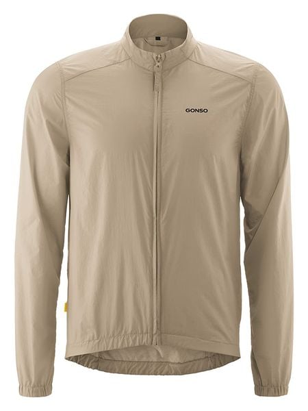 Gonso Kurtka kolarska "Adventure" w kolorze beżowym rozmiar: L. Brązowe kurtki outdoor męskie Gonso, l, bez wzorów, bez kaptura. Za 219.95 zł.