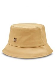 Tommy Hilfiger Kapelusz Distinct Rain Bucket Hat AW0AW16781 Beżowy. Brązowe kapelusze damskie Tommy Hilfiger, bez wzorów, z materiału. Za 209.99 zł.