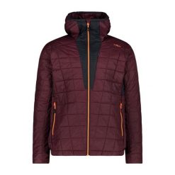 Kurtka z kapturem CMP Unlimitech. Brązowe kurtki męskie CMP, bez wzorów, z puchu, sportowe, z kapturem. W wyprzedaży za 516.10 zł.