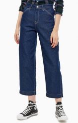 SPODNIE DAMSKIE LEE CARPENTER WIDE LEG RINSE L31HDJ36 112107131. Spodnie materiałowe damskie Lee, bez wzorów, z jeansu. Za 199.99 zł.