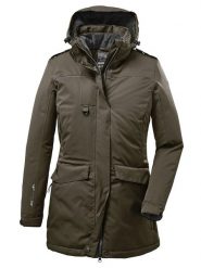 Killtec Parka funkcyjna "Ostfold" w kolorze khaki rozmiar: 48. Brązowe parki damskie KILLTEC, m, bez wzorów. Za 254.14 zł.