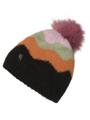 Protest Czapka "Loisy" w kolorze czarnym ze wzorem rozmiar: 55 cm. Czarne czapki zimowe damskie Protest, ze splotem. Za 66.16 zł.