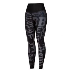 Legginsy sportowe damskie z wysokim stanem EXTREME HOBBY LETTERS. Czarne bielizna termoaktywna damska EXTREME HOBBY, m, bez wzorów, z elastanu. Za 229.00 zł.
