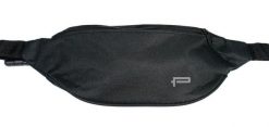 Saszetka Sportowa, Czarna Nerka na Biodro, Dwie Komory, Regulowany Pasek, Pako Jeans, na Zamek. Czarne paski męskie Pako Jeans, bez wzorów, z jeansu, sportowe. Za 25.00 zł.
