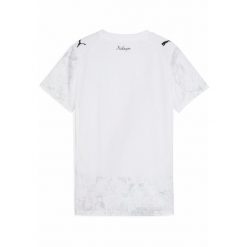 Damska koszulka KIDSUPER × MANCHESTER CITY PUMA White Black. Białe bluzki damskie Puma, m, bez wzorów, sportowe, bez kołnierzyka, bez ramiączek. Za 439.00 zł.