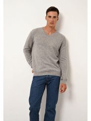 Just Cashmere Kaszmirowy sweter "Tom" w kolorze szarym rozmiar: XL. Szare swetry męskie Just Cashmere, xl, bez wzorów, z kaszmiru, bez kołnierzyka. Za 413.99 zł.