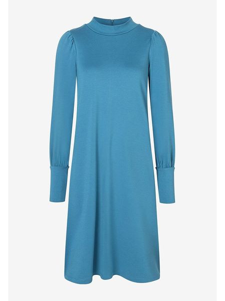 More & More Sukienka w kolorze niebieskim rozmiar: 36. Niebieskie sukienki damskie MORE & MORE, na co dzień, s, bez wzorów, z wiskozy, klasyczne, bez kołnierzyka, bez ramiączek, midi, proste. Za 128.55 zł.