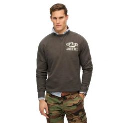 Bluza z okrągłym dekoltem Superdry Athletic Essentials. Szare bluzy bez kaptura męskie Superdry., m. Za 321.30 zł.