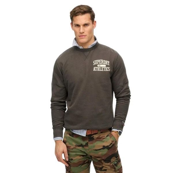 Bluza z okrągłym dekoltem Superdry Athletic Essentials. Szare bluzy bez kaptura męskie Superdry., m. Za 321.30 zł.