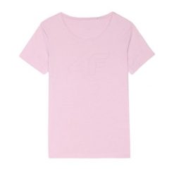 Koszulka Damska 4F. Czerwone bluzki sportowe damskie 4f, bez wzorów, bez ramiączek. Za 83.99 zł.