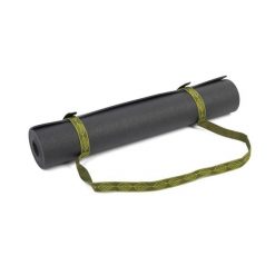 Pasek do transportu maty na rzep Bodhi Velcro - oliwkowy. Zielone paski męskie BODHI, bez wzorów, z wełny. Za 29.00 zł.