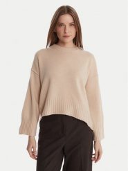 Marella Sweter Amelia 2523366305 Écru Loose Fit. Swetry klasyczne damskie Marella, l, z wełny, bez kołnierzyka. Za 1,089.00 zł.