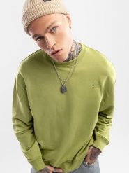 Siroko Bluza "Tree" w kolorze zielonym rozmiar: XXL. Zielone bluzy bez kaptura męskie SIROKO, xxl. Za 92.21 zł.