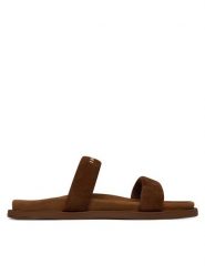 Inuikii Klapki Slaps 1004.003.0671 Brązowy ciemny. Brązowe klapki damskie Inuikii, bez wzorów, ze skóry, bez obcasa. Za 839.99 zł.