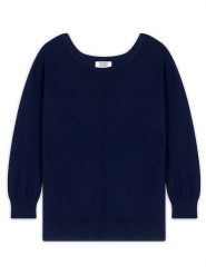 AUTHENTIC CASHMERE Kaszmirowy sweter "Faraut" w kolorze granatowym rozmiar: XL. Niebieskie swetry klasyczne damskie AUTHENTIC CASHMERE, xl, z kaszmiru, bez kołnierzyka. Za 436.14 zł.