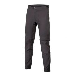 Spodnie rowerowe męskie Endura GV500 Zip Off. Czarne spodnie materiałowe męskie ENDURA, bez wzorów, sportowe. Za 479.99 zł.