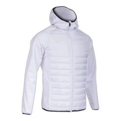 Kurtka wodoodporna z kapturem Joma Berna III. Białe kurtki męskie Joma, m, bez wzorów, z materiału, z kapturem. Za 386.00 zł.