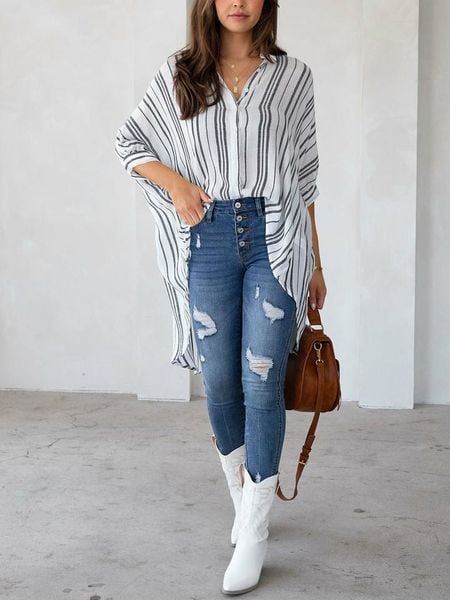 LA Angels Bluzka w kolorze kremowo-czarnym rozmiar: S. Brązowe bluzki damskie LA Angels, s, bez wzorów, bez kołnierzyka, bez ramiączek. Za 123.53 zł.