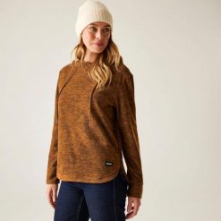 Bluza damska z kapturem Mayse. Brązowe bluzy z kapturem damskie Regatta, z bawełny. Za 176.00 zł.