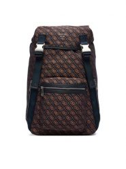 Guess Plecak Berlin HMBEWD P6311 Granatowy. Niebieskie plecaki męskie Guess, z aplikacjami, z materiału. Za 584.99 zł.