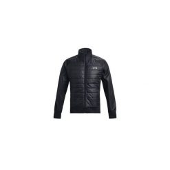 Kurtka wodoodporna Under Armour Strom Run Hbd. Czarne kurtki męskie Under Armour, m, bez wzorów, z materiału, sportowe, z kapturem. Za 445.85 zł.