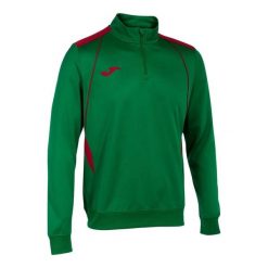 Bluza Joma Championship VII. Czerwone bluzy bez kaptura męskie Joma, bez wzorów, z dżerseju, sportowe, bez kołnierzyka, bez ramiączek. Za 282.00 zł.