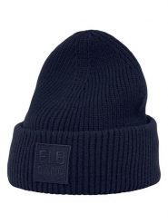 ELBSAND Czapka beanie "Nora" w kolorze granatowym rozmiar: onesize. Niebieskie czapki zimowe damskie ELBSAND, z materiału. Za 73.99 zł.