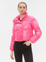 Elisabetta Franchi Kurtka przejściowa PI-55D-36E2-V490 Różowy Cropped Fit. Czerwone kurtki damskie Elisabetta Franchi, bez wzorów, z syntetyku, bez kaptura. Za 1,269.00 zł.