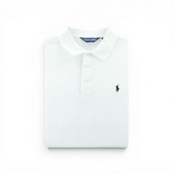 Polo Ralph Lauren koszulka męska z krótkim rękawem. Białe koszulki polo męskie Ralph Lauren, l, z jeansu, bez ramiączek, na golfa. Za 106.46 zł.