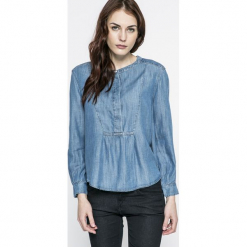 Levi's - Bluzka MARINA BLOUSE MEDIUM LIGHT WA. Niebieskie bluzki damskie Levi's, m, bez wzorów, z lyocellu, casualowe, bez kołnierzyka, bez ramiączek. W wyprzedaży za 119.90 zł.