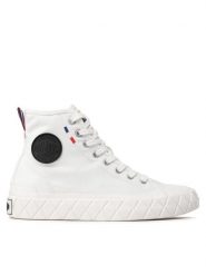 Palladium Trampki Ace Cvs Mid U 77015-116-M Biały. Białe trampki i tenisówki męskie Palladium, bez wzorów, z materiału, bez zapięcia. Za 339.99 zł.