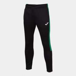 Spodnie do piłki nożnej męskie Joma Eco Championship długie. Czarne spodnie materiałowe męskie Joma, bez wzorów, sportowe. Za 183.00 zł.