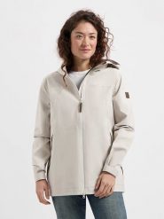 TRAVELIN' Kurtka softshellowa "Jannike" w kolorze kremowym rozmiar: XL. Brązowe kurtki przeciwdeszczowe damskie Travelin', s, bez kaptura. Za 392.76 zł.