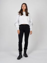 Diesel Jeansy "Slandy" | 00SXJN069EF | Kobieta | Czarny. Czarne jeansy damskie Diesel. W wyprzedaży za 369.00 zł.