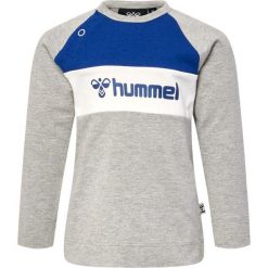 Koszulka dziecięca z długim rękawem Hummel hmlMurphy. Szare bluzki sportowe damskie HUMMEL, z bawełny, bez kołnierzyka, bez ramiączek. Za 117.50 zł.
