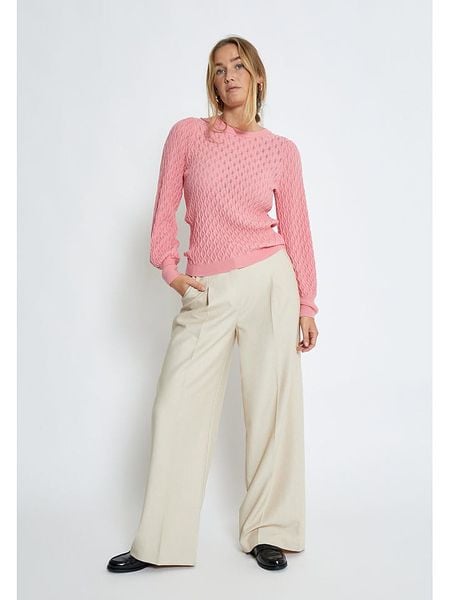 Peppercorn Sweter w kolorze jasnoróżowym rozmiar: S. Różowe swetry klasyczne damskie Peppercorn, s, ze splotem, bez kołnierzyka. Za 164.95 zł.
