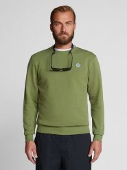 North Sails Bluza w kolorze zielonym rozmiar: XXL. Zielone bluzy bez kaptura męskie North Sails, xxl, z bawełny. Za 109.78 zł.
