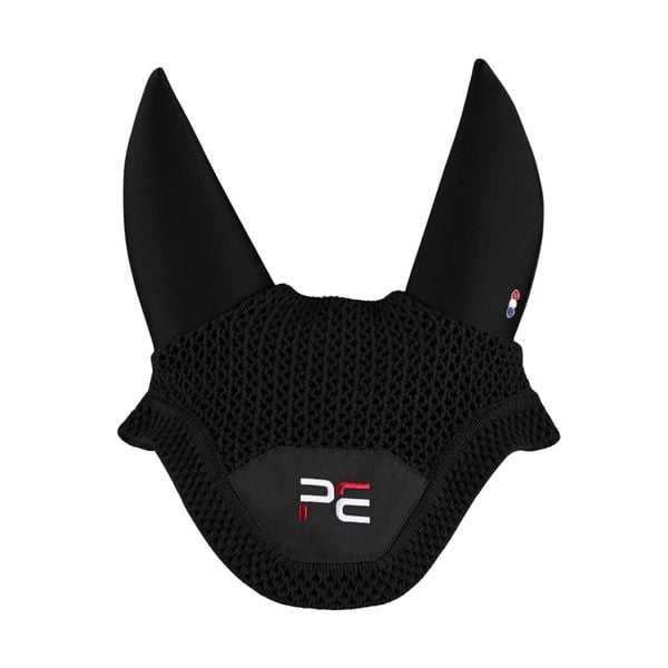 Krótka czapka dla konia Premier Equine Acoustic. Czarne czapki męskie PREMIER EQUINE, bez wzorów, sportowe. Za 214.50 zł.