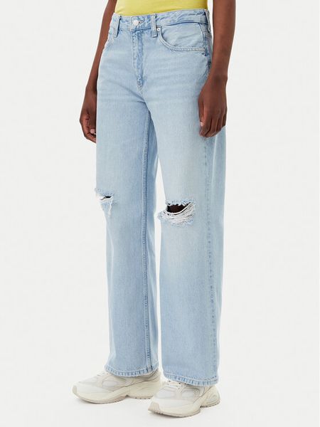 Tommy Jeans Jeansy Mia DW0DW21282 Niebieski Relaxed Fit. Niebieskie jeansy damskie Tommy Jeans. Za 299.99 zł.