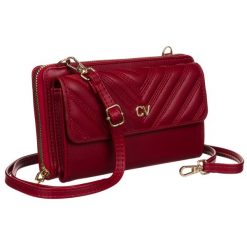 Torebka-portfel PU M-11-7928 Red. Czerwone torebki klasyczne damskie 4U Cavaldi, bez wzorów, ze skóry ekologicznej, bez dodatków. Za 59.99 zł.
