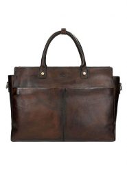 Wojas Skórzana aktówka w kolorze brązowym - 40 x 29 x 15 cm rozmiar: onesize. Brązowe aktówki damskie Wojas, z materiału. Za 390.92 zł.