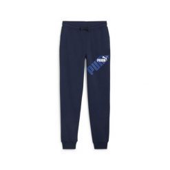 Spodnie Puma Power Graphic Tr Cl. Niebieskie spodnie materiałowe męskie Puma, bez wzorów, z bawełny, klasyczne. Za 120.99 zł.