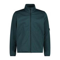 Lekką kurtka softshell CMP Jacquard. Czarne kurtki męskie CMP, uniwersalny, bez wzorów, z materiału, z kapturem. Za 415.50 zł.