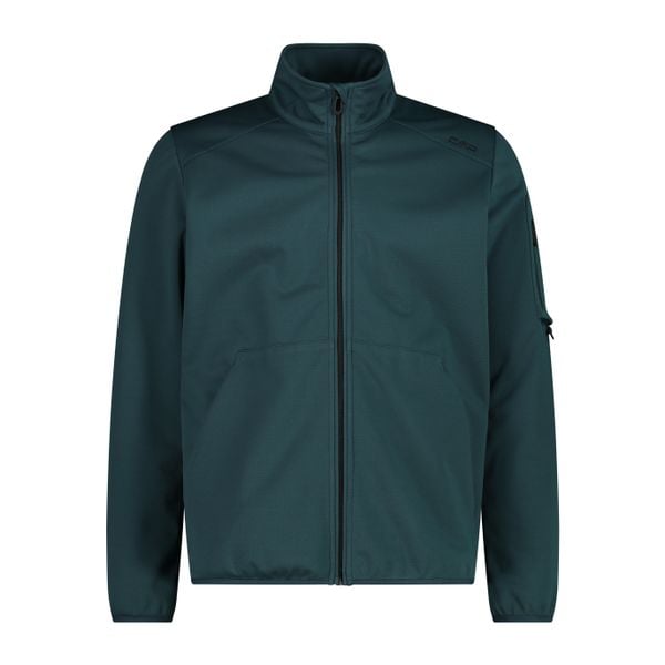 Lekką kurtka softshell CMP Jacquard. Czarne kurtki męskie CMP, uniwersalny, bez wzorów, z materiału, z kapturem. Za 415.50 zł.
