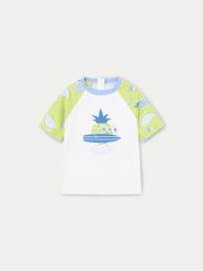 Mayoral Koszulka do pływania 1028 Zielony. Zielone t-shirty chłopięce Mayoral, bez wzorów, z syntetyku, bez ramiączek. Za 69.99 zł.