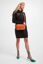Sukienka ARMANI EXCHANGE. Sukienki damskie Armani Exchange, xs, bez wzorów, bez kołnierzyka, bez ramiączek. W wyprzedaży za 603.67 zł.