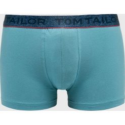 Tom Tailor Denim - Bokserki. Niebieskie bokserki męskie Tom Tailor Denim, bez wzorów, z bawełny. W wyprzedaży za 49.90 zł.
