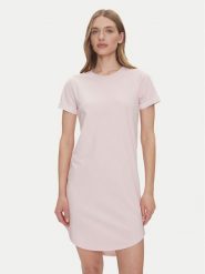 JDY Sukienka codzienna Ivy 15174793 Różowy Regular Fit. Czerwone sukienki damskie JDY, na co dzień, l, bez wzorów, z bawełny, bez kołnierzyka, bez ramiączek, proste. Za 89.99 zł.